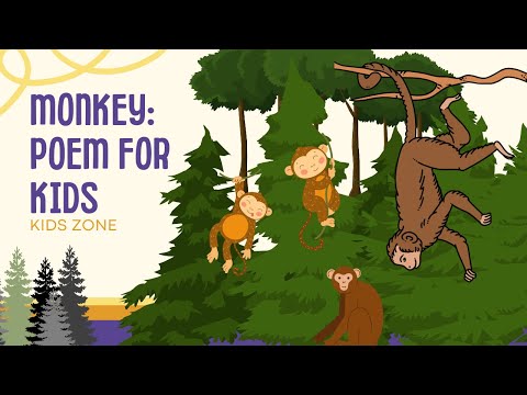 "CHOTA BANDAR: A Playful Monkey Poem for Little Ones!" #preschoollearning #kidslearning #kidsvideo