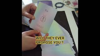 Will they ever PROPOSE YOU 🥳💕💍🧚‍♀️💘 #tarot #tarotreading #lovereading #willtheymarryyou #marriage