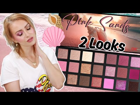 Trying NEW CxC Beauty PINK SANDS Palette | 2 LOOKS!