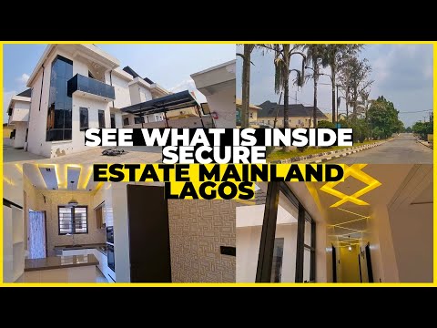 INSIDE A N640 MILLION HOUSE IN A HIGH BROW NEIGHBORHOOD | MAINLAND LAGOS NIGERIA |  OMOLE PHASE 2