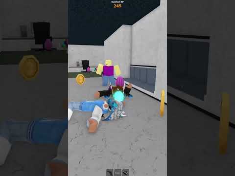 How is she jumping so high 😭 #roblox #mm2funnymoments #mm2