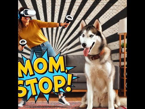 Willow Dog gets annoyed at Mom dancing #dog #funny #cat  @Sukoto140