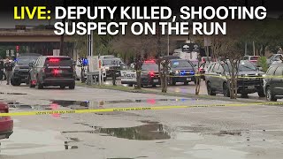 LIVE: Deputy killed in Houston shooting, suspect on the run