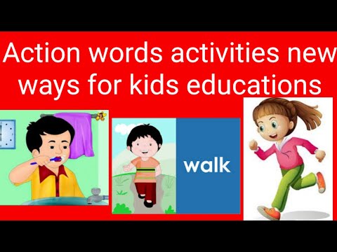 Action Verbs | Common Action Verbs | English Vocabulary with Pictures #educationalvideo