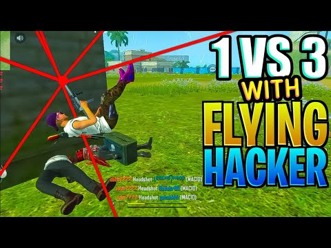 flying hacker challenged me for custom room😱 ||custom with most dangerous hacker #10dayschallenge #4