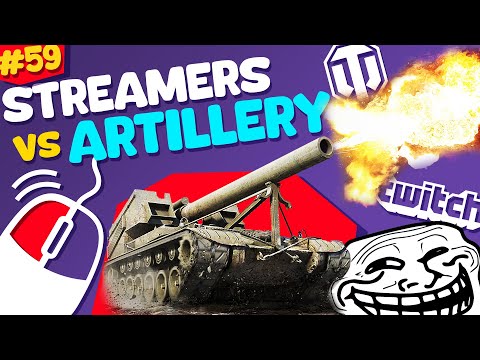 #59 Streamers vs Artillery | World of Tanks Funny Moments