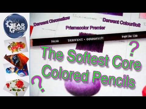 The Softest Colored Pencils, Derwent Chromaflow, Prismacolor Premier, Derwent ColourSoft and ? ?