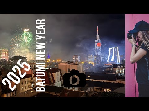 🎉 New Year in Batumi, Georgia | Street Tour from December 31 to January 3 🎆