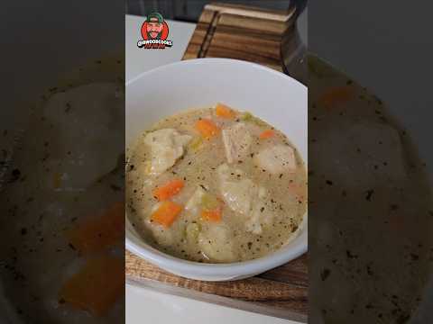 How To Make CHICKEN & DUMPLING Less Than 20 Min! #shorts #cooking #food #foryou