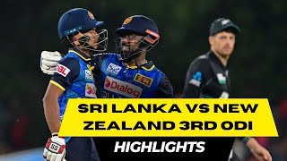 3rd ODI Battle: Sri Lanka vs New Zealand Highlights You Can't Miss