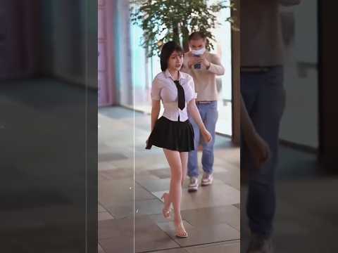 chinese girl street fashion tiktok #chinesefashion #chinsesstreetfashion #shorts