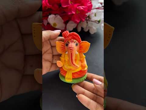 DIY Ganpati Making with Clay #diy #ganapati #ganeshchaturthi #shorts