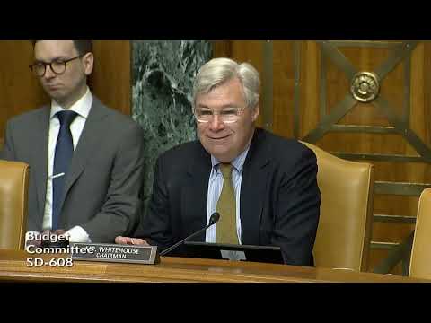 Chairman Whitehouse Opens Budget Hearing on Climate Change and the Costs to National Security