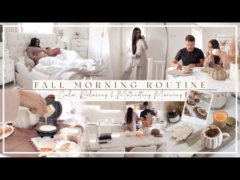 AUTUMN MORNING ROUTINE | Pregnancy Morning | Calm, Relaxing & Motivating!