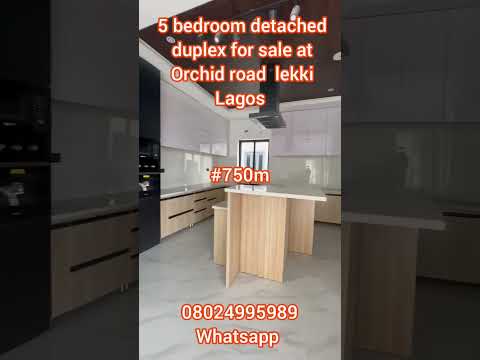 5 bedroom detached duplex for sale at Orchid road lekki for sale