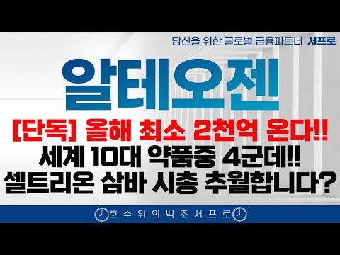 [알테오젠 주가전망] 끝까지 갑시다 끝까지!! 엄민용 엔허투 키트루다 매수버튼에 손이 갈겁니다 서프로 adc sc 듀피젠트 아일리아