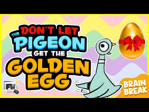 Don't Let The Pigeon Get The Golden Egg🥚| Read Across America Kids Easter Brain Break