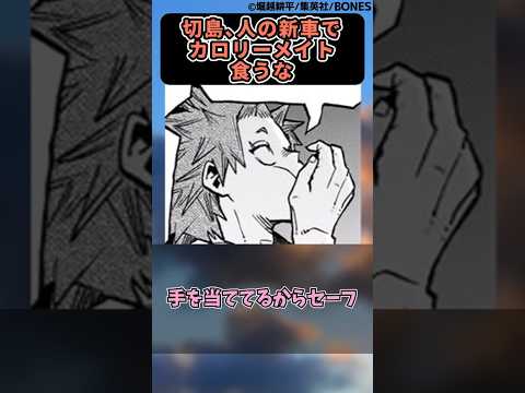 【最終巻】切島､人の新車でカロリーメイト食うなに対する読者の反応集【僕のヒーローアカデミア】