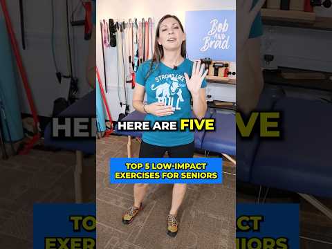 Top 5 Low-Impact Exercises for Seniors #exercise  #bobandbrad #physicaltherapy #seniorfitness