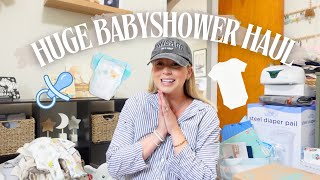 *HUGE* BABY SHOWER HAUL | baby gear, essentials, clothing, toys + more! *first time mom*