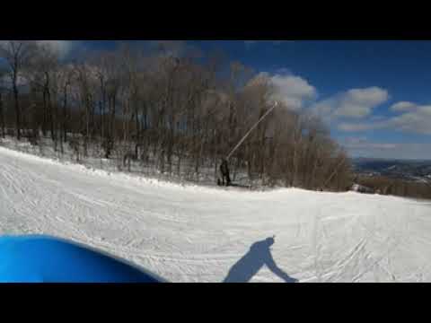 Carving run at Okemo 360 Video  Run 3