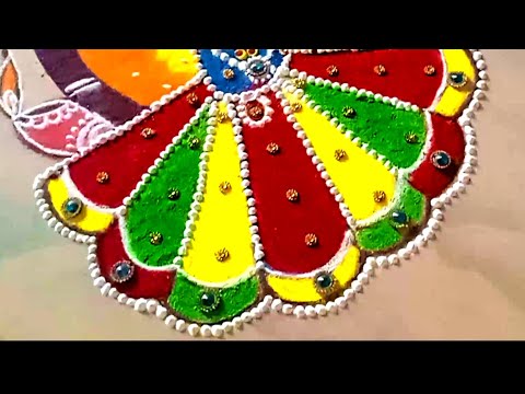 tulsi vivah rangoli🌟तुलसी विवाह रंगोली🌟tulsi vivah special rangoli🌟tulasi/tulsi rangoli designs 2024