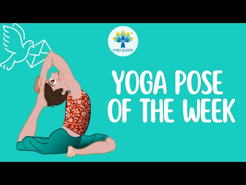 Yoga Pose of the Week | Pigeon Pose | Improve Strength & Flexibility with Yoga for Kids | Yoga Guppy