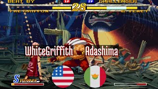 FT5 @garou: WhiteGriffith (US) vs Adashima (MX) [Garou Mark of the Wolves Fightcade] May 11