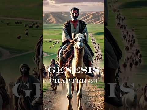 🤝 Ch. 33 Jacob’s Fear, Esau’s Forgiveness: Jacob & Esau Reunite 🕊️ | Genesis Chapter 33: KJV