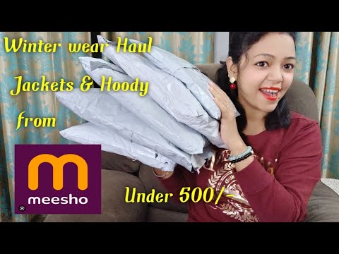 Meesho winter wear haul /Jackets and Hoody/Latest and trendy/Under ₹500/ Partho dey vlogs.