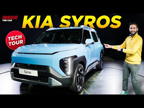 Kia Syros first look | Interior, tech features and more ⚡️