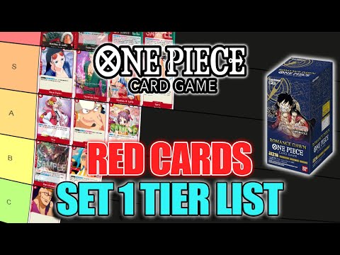 Set 1 Red Tier List Livestream - One Piece Card Game