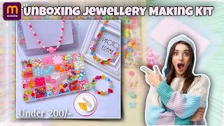 Unboxing Jewellery Making Kit | Under 200/- Jewellery Making beads | Unboxing Of Jewellery kit