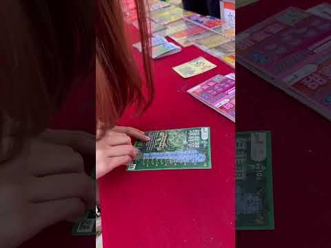 scratch-off lottery ticket / 중국 길거리 복권