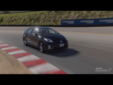 Prius at Laguna Seca: Gran Turismo 7