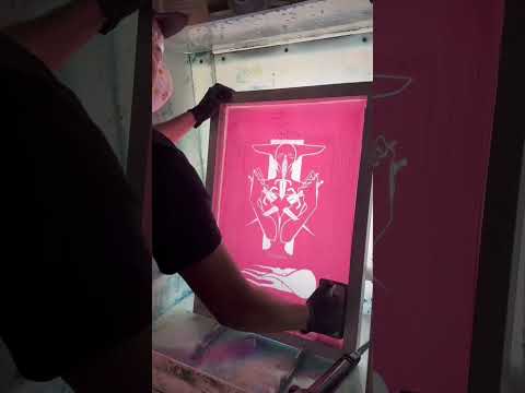 #oddlysatisfying #screenprinting #reclaim #diy #artist