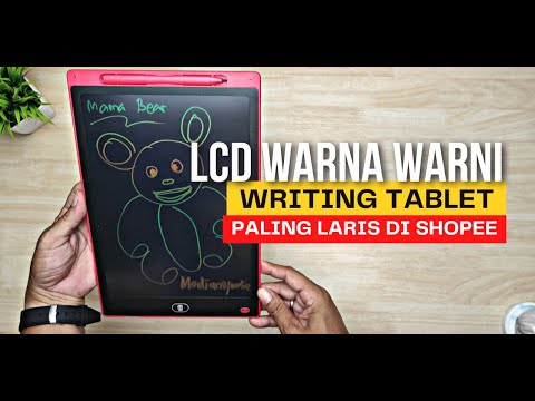 Unboxing Papan Tulis LCD Paling Laris Di Shopee - Unique LCD Writing Tablet