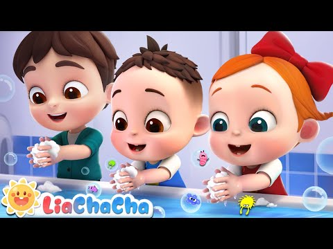 Wash Your Hands Song | Healthy Habits for Kids | Kids Songs & Nursery Rhymes | LiaChaCha