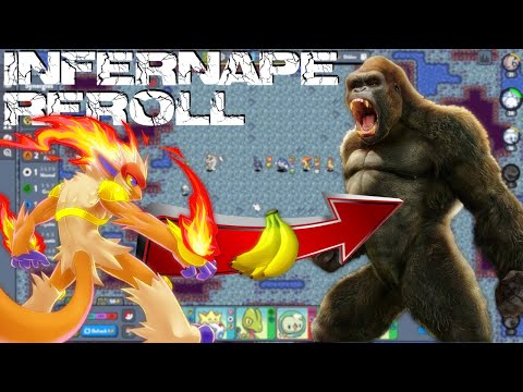 INFERNAPE REROLL goes BANANAS in Pokemon Auto Chess !