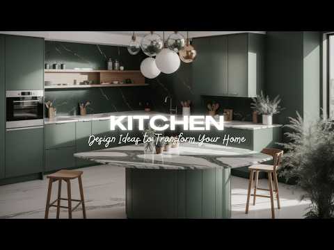 Green Kitchen Home Decor You Never Knew You Needed! 4k