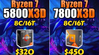 R7 5800X3D vs R7 7800X3D - How Much Performance Improvement?