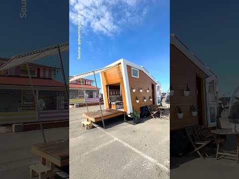 16' solar-powered tiny house! ☀️🏡#offgrid #tinyhouse #tinyhome #solarpower #housetour #design