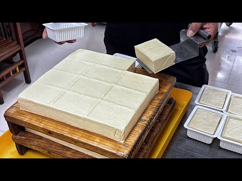 Handmade Salt-Braised Tofu！Add Dry Tofu, Tofu Pudding, Soy Bean Milk Process