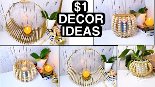 DIY DOLLAR STORE ROOM DECOR + Cute + Easy Dollar Tree Home Hacks!