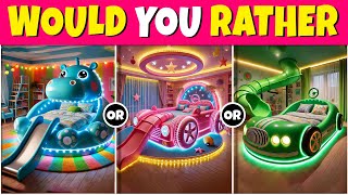 Would You Rather - Build Your Fantasy House 🤑🏡🌈 Quiz Rainbow