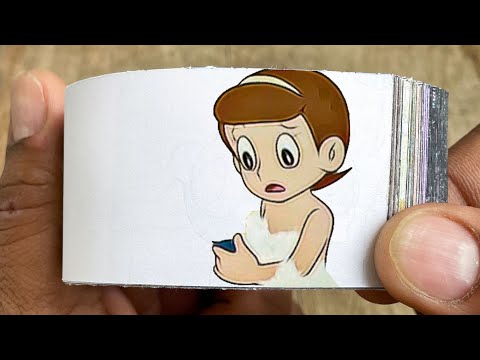 Perman Cartoon Flipbook #4 | Boobie Saw Sumire Bathing Flip Book | Artist 2024