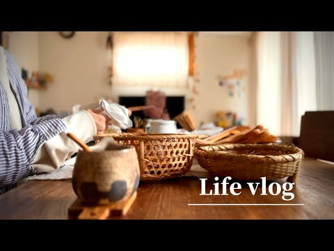 [Lifestyle vlog] Wooden cutlery care /A day of healing through seeing and touching/Koji seasoning