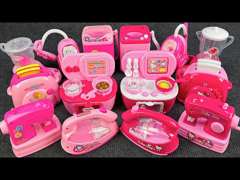 ASMR🥰Zufriedenstellende Auspacken des Rosa Hello Kitty Mini-Gerätekollektion, Disney Toys