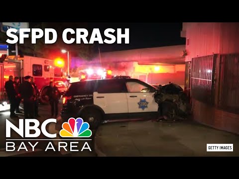 2 SF police officers injured after pursuit and crash