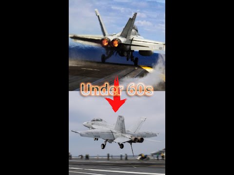 F18 Hornet #Shorts  - CAT to TRAP in 60s